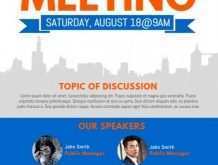 66 Printable Meeting Flyer Template for Ms Word with Meeting Flyer Template
