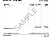 66 Report Tax Invoice Template For Australia Now for Tax Invoice Template For Australia