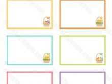 66 Standard Easter Name Card Templates Templates for Easter Name Card Templates