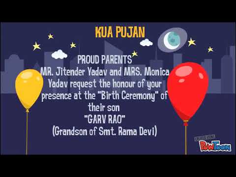 Invitation Card Format For Kua Pujan In Hindi Cards Design Templates