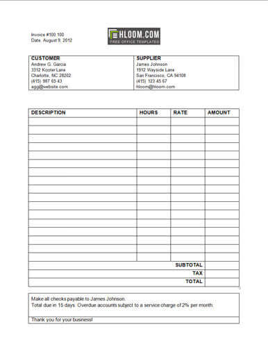 66 Standard Staffing Company Invoice Template Layouts with Staffing Company Invoice Template