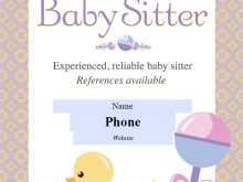 66 Visiting Babysitter Flyers Template For Free for Babysitter Flyers Template