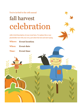 66 Visiting Fall Flyer Templates Layouts by Fall Flyer Templates