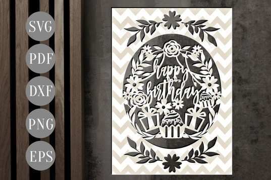 Free Birthday Card Template Svg Cards Design Templates