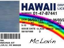 66 Visiting Hawaii Id Card Template for Ms Word by Hawaii Id Card Template