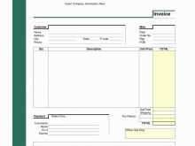 Employee Invoice Template Excel