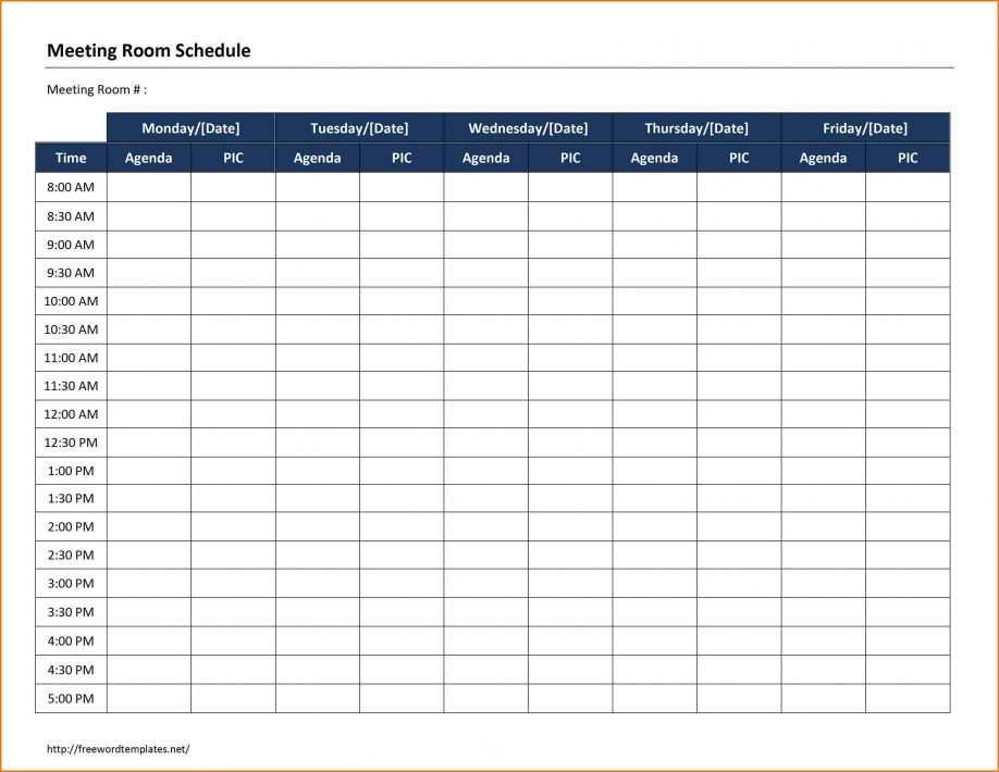 Agenda Template Google Docs