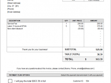 Invoice Template For Personal Assistant