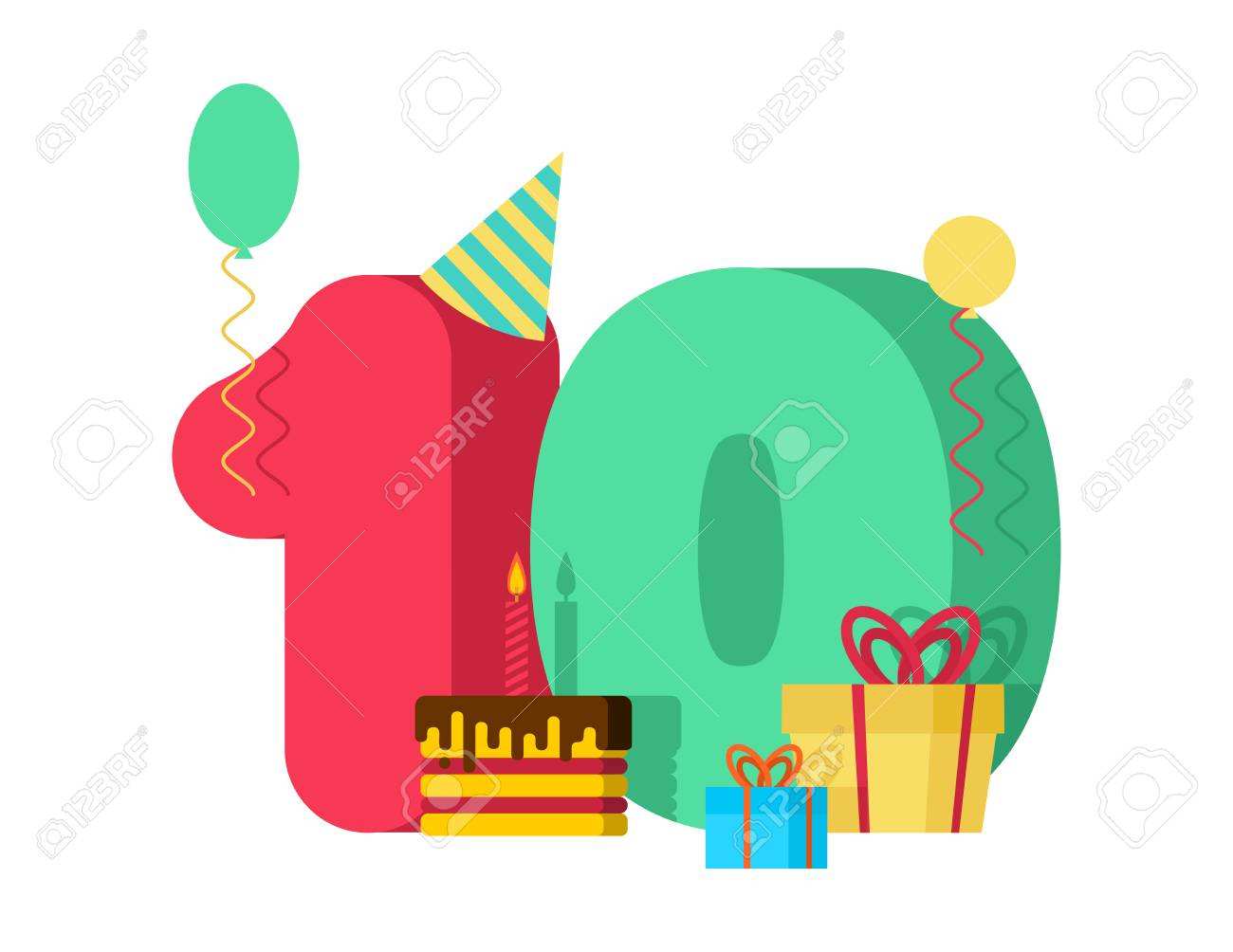 67 Creating 10Th Birthday Card Template in Photoshop by 10Th Birthday Card Template
