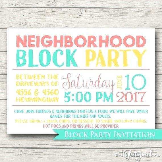67 Creating Block Party Template Flyers Free in Word by Block Party Template Flyers Free