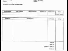 Invoice Template Uk