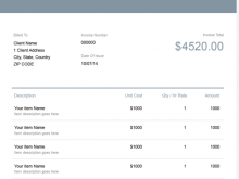 67 Creating Monthly Invoice Example Now with Monthly Invoice Example