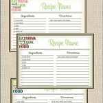 67 Creating Recipe Card Template You Can Type On For Free for Recipe Card Template You Can Type On