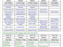 67 Creating Yoga Class Schedule Template Now by Yoga Class Schedule Template