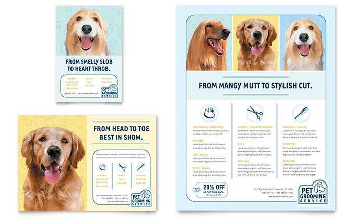 67 Customize Dog Grooming Flyers Template Maker for Dog Grooming Flyers Template