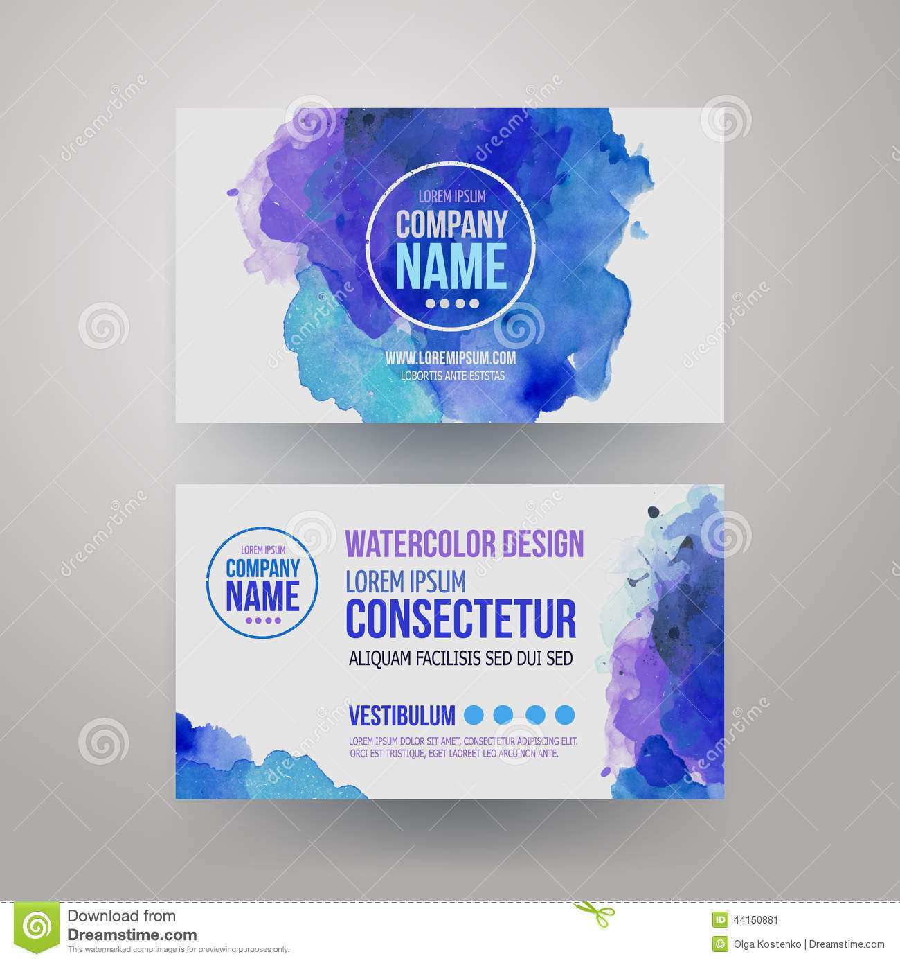 adobe illustrator name card template download