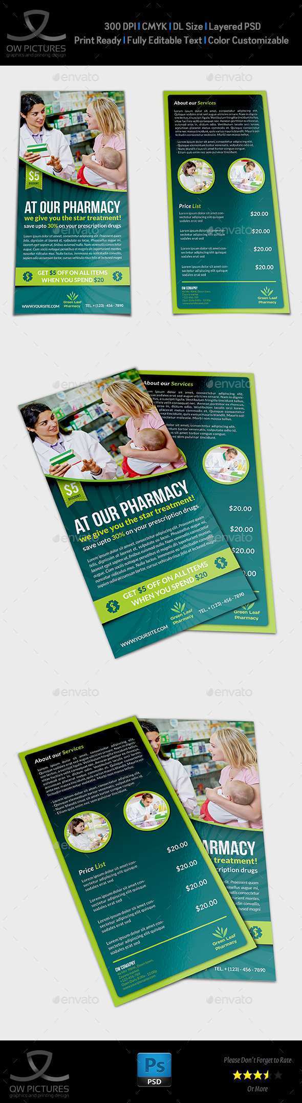 Dl Flyer Template Psd Cards Design Templates