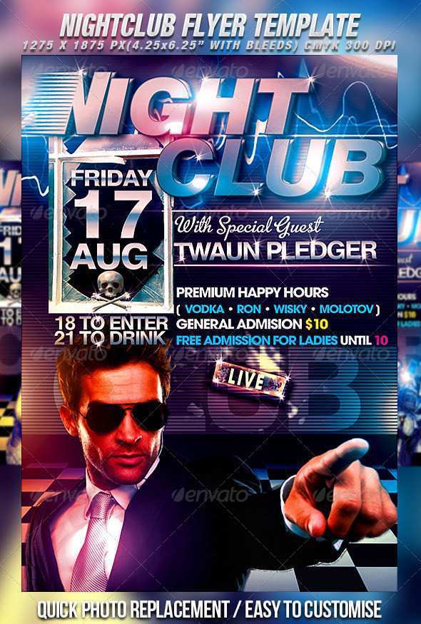67 Format Nightclub Flyer Template Templates for Nightclub Flyer Template