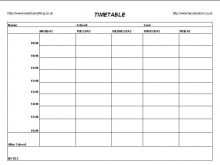 67 Format School Schedule Template Printable Now for School Schedule Template Printable