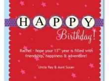 67 Format Teenage Birthday Card Template Now by Teenage Birthday Card Template
