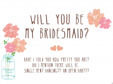67 Free Bridesmaid Card Template Free for Ms Word for Bridesmaid Card Template Free