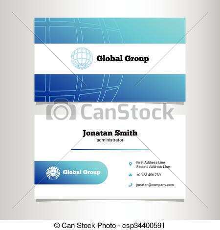 67 Free Business Card Template Globe PSD File with Business Card Template Globe
