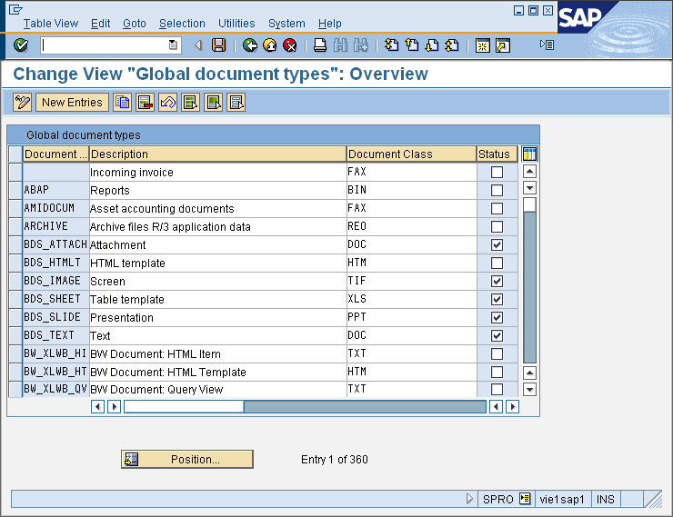 Invoice Receipt Document Type In Sap