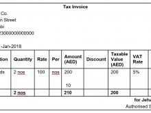 67 Free Printable Vat Tax Invoice Template Uae for Ms Word with Vat Tax Invoice Template Uae