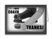 67 How To Create Hockey Thank You Card Template PSD File by Hockey Thank You Card Template