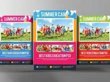 67 Printable Camp Flyer Template For Free with Camp Flyer Template