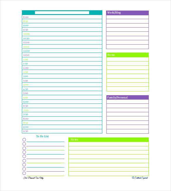 67 Printable Daily Calendar Template In Word For Free by Daily Calendar Template In Word