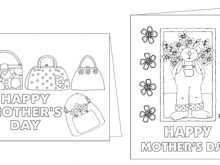 67 Printable Mother S Day Card Template For Colouring in Word for Mother S Day Card Template For Colouring