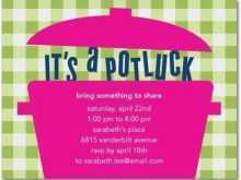 67 Printable Potluck Flyer Template Free in Word for Potluck Flyer Template Free