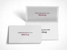 67 Report Folded Business Card Design Template Formating for Folded Business Card Design Template