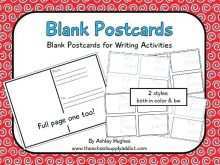 67 Report Postcard Activity Template Now for Postcard Activity Template