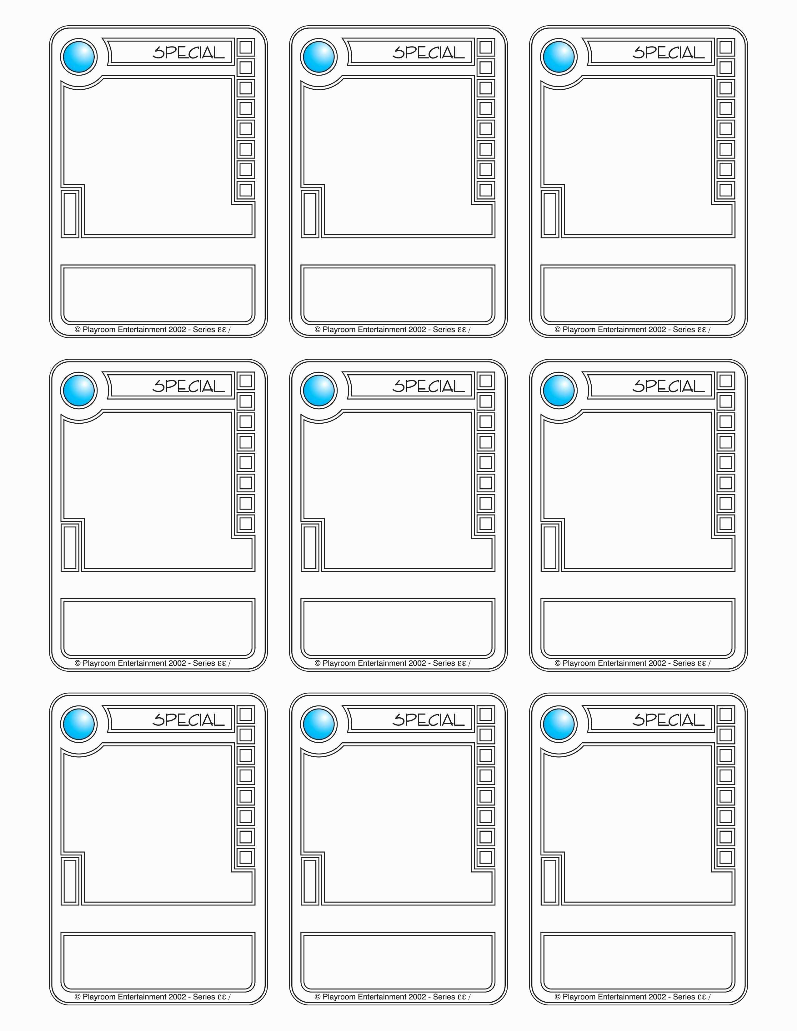 Game Card Template Microsoft Word Cards Design Templates