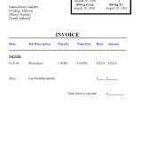 67 Standard Model Invoice Template With Stunning Design by Model Invoice Template