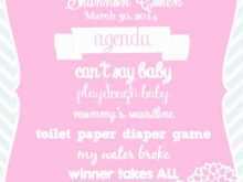 67 The Best Baby Shower Agenda Example for Ms Word for Baby Shower Agenda Example
