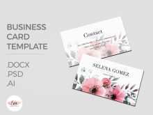 Floral Business Card Template Psd
