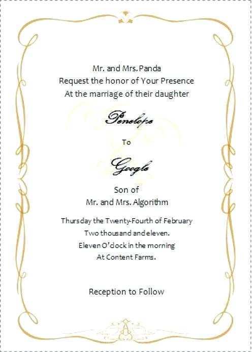 67 Visiting Marriage Card Template In Word For Free by Marriage Card Template In Word