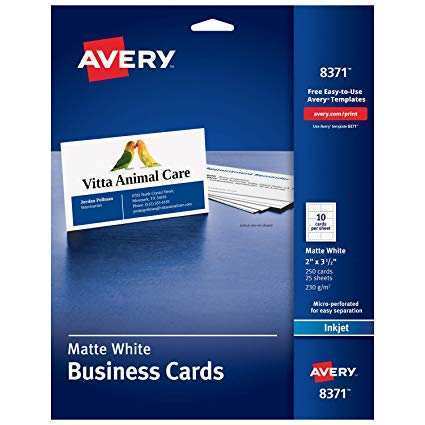 68 Best Avery Business Card Template 3 5 X 2 PSD File by Avery Business Card Template 3 5 X 2