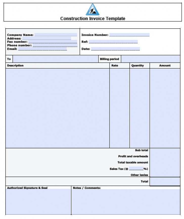 68 Best Construction Invoice Template For Mac in Photoshop with Construction Invoice Template For Mac