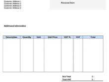 68 Best Free Garage Invoice Template Uk Maker by Free Garage Invoice Template Uk