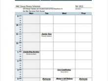 68 Best Group Class Schedule Template in Word for Group Class Schedule Template