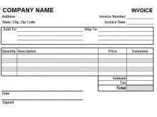 68 Blank Invoice Template In Excel Photo by Invoice Template In Excel