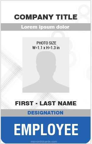 68 Creating Id Card Template Word Vertical Download for Id Card Template Word Vertical