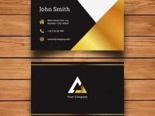 68 Creative Golden Business Card Template Free Download for Ms Word with Golden Business Card Template Free Download