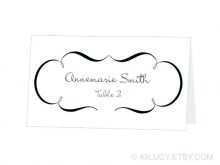 Place Card Template Word 2010