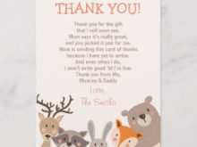Thank You Cards Baby Shower Templates
