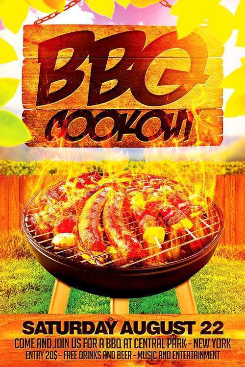 68 Customize Our Free Free Cookout Flyer Template in Word with Free Cookout Flyer Template